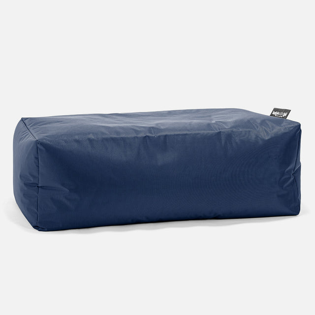 Outdoor Large Footstool - SmartCanvas™ Navy Blue 01