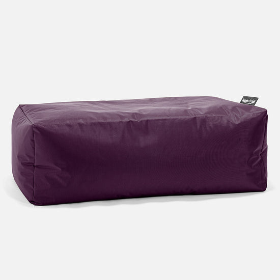 Outdoor Large Footstool - SmartCanvas™ Purple 01