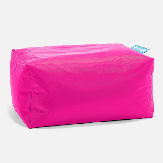 Outdoor Small Footstool - SmartCanvas™ Cerise Pink 01