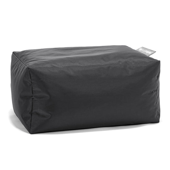 Outdoor Small Footstool - SmartCanvas™ Graphite Grey 01
