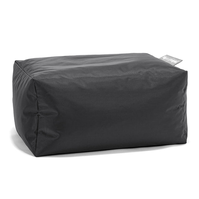 Outdoor Small Footstool - SmartCanvas™ Graphite Grey 01