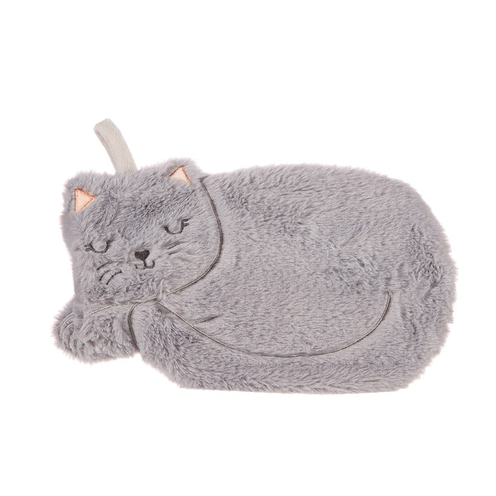 Grey Cat Hot Water Bottle 01