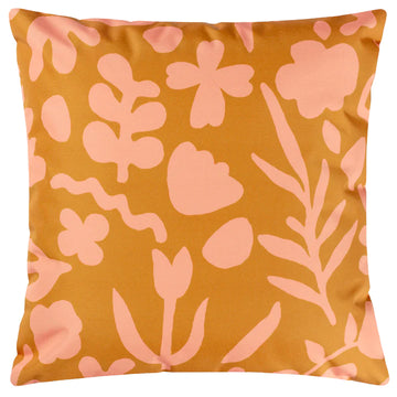 Outdoor Scatter Cushion Cover 43 x 43cm - Floral Print 02