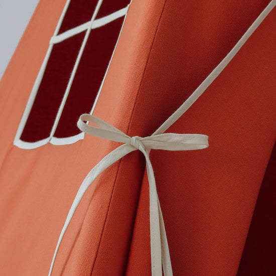 Children's Orange Indoor Teepee Tent 03