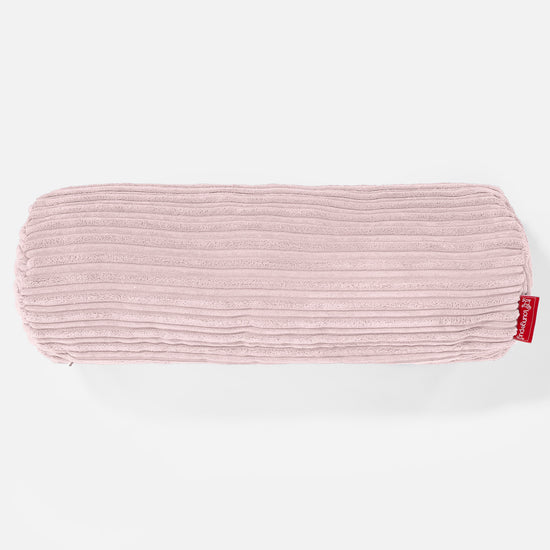 Bolster Scatter Cushion 20 x 55cm - Cord Blush Pink 02
