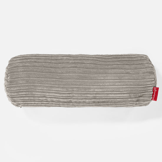 Bolster Scatter Cushion 20 x 55cm - Cord Mink 02