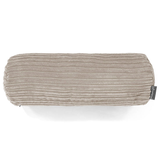 Bolster Scatter Cushion 20 x 55cm - Cord Mink 02