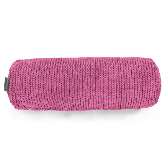 Bolster Scatter Cushion 20 x 55cm - Pom Pom Pink 02