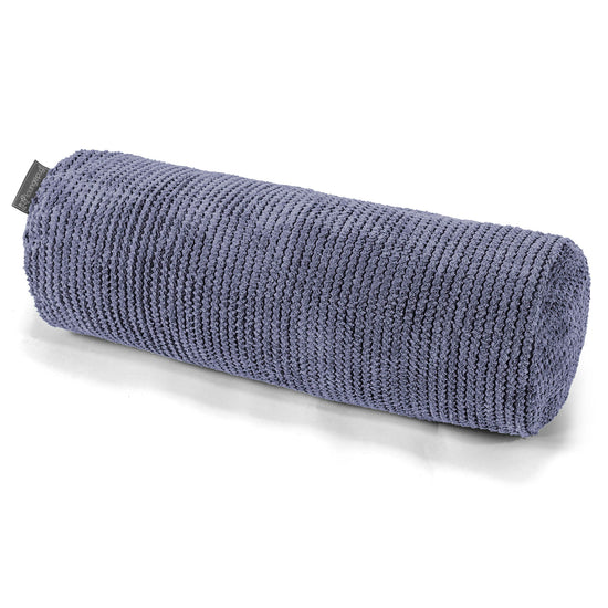 Bolster Scatter Cushion 20 x 55cm - Pom Pom Purple 01
