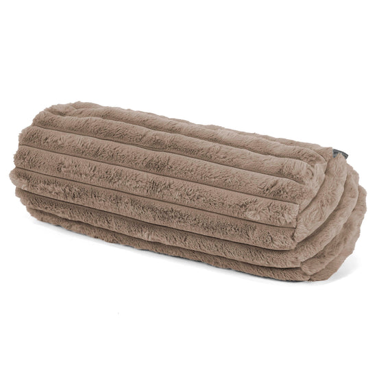 Bolster Scatter Cushion Cover 20 x 55cm - Ultra Plush Cord Minky 01
