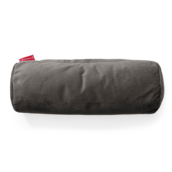 Bolster Throw Pillow Cover 20 x 55cm - Velvet Graphite Grey 02