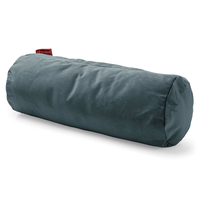 Bolster Throw Pillow Cover 20 x 55cm - Velvet Teal 01