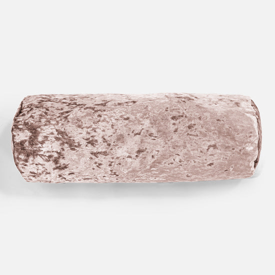 Bolster Scatter Cushion 20 x 55cm - Vintage Velvet Truffle 02