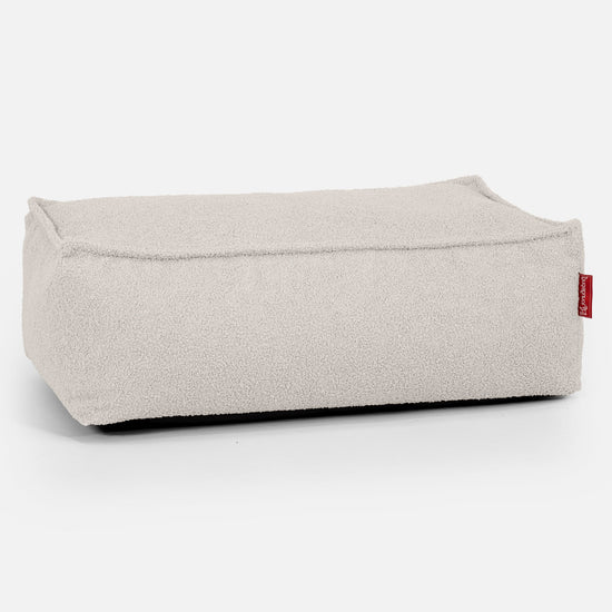 Large Footstool - Boucle Ivory 01
