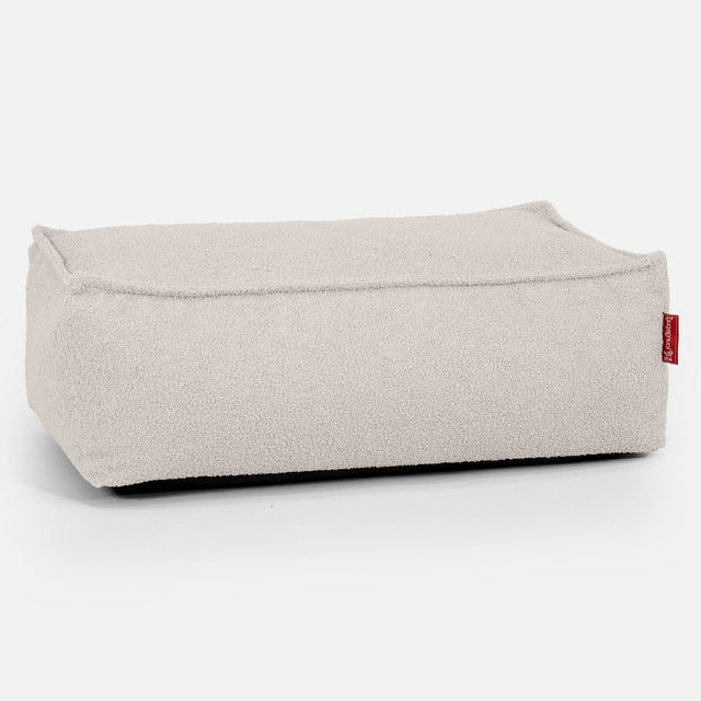 Large Footstool - Boucle Ivory 01