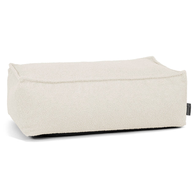 Large Footstool - Boucle Ivory 01