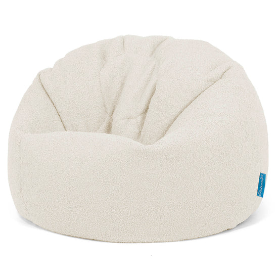 Classic Kids Bean Bag Chair 1-5 yr - Boucle Ivory 01