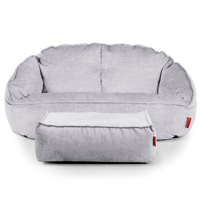 Bubble Sofa Bean Bag - Chenille Grey 02