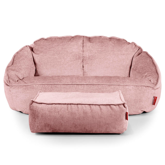 Bubble Sofa Bean Bag - Chenille Pink 02