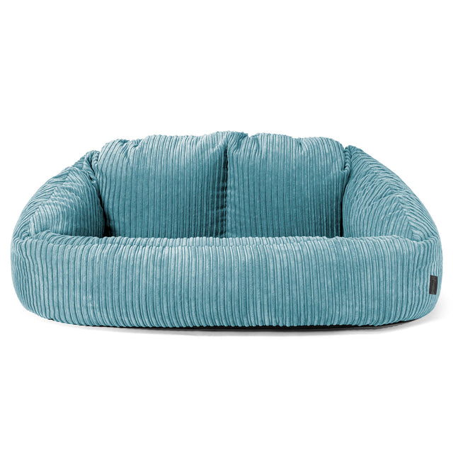 Bubble Sofa Bean Bag - Cord Aegean Blue 01