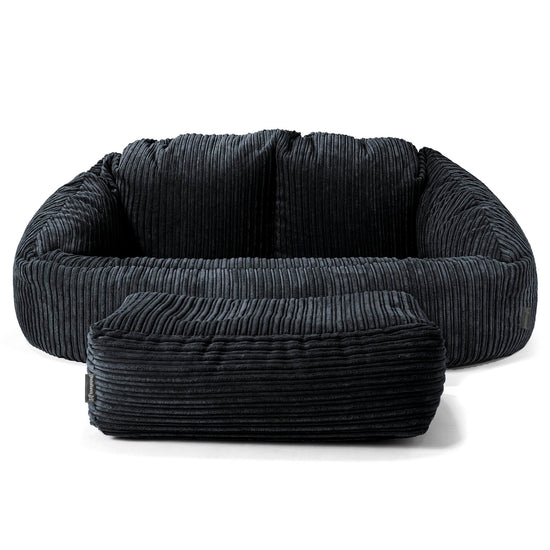 Bubble Sofa Bean Bag - Cord Black 02
