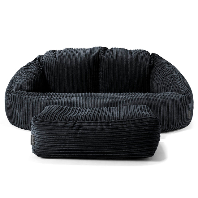 Bubble Sofa Bean Bag - Cord Black 02