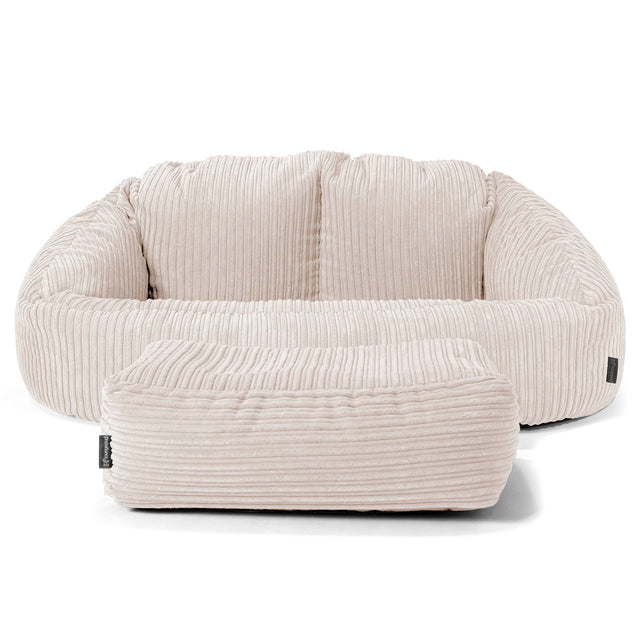 Bubble Sofa Bean Bag - Cord Ivory 02