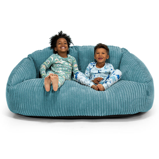 Kids' Giant Bubble Sofa 2-14 yr - Cord Aegean 01