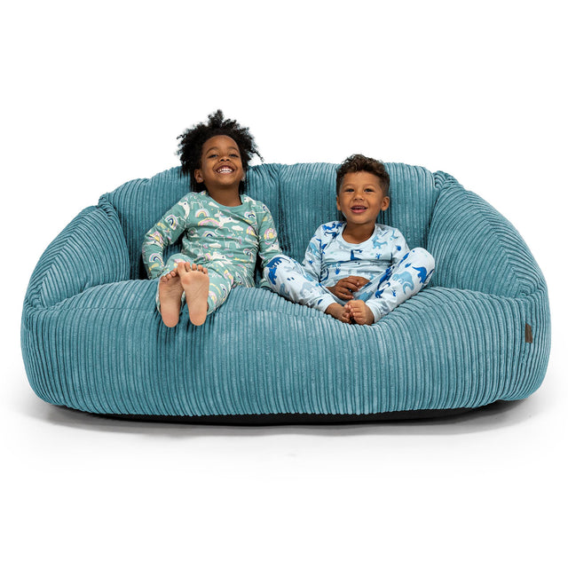 Kids' Giant Bubble Sofa 2-14 yr - Cord Aegean 01