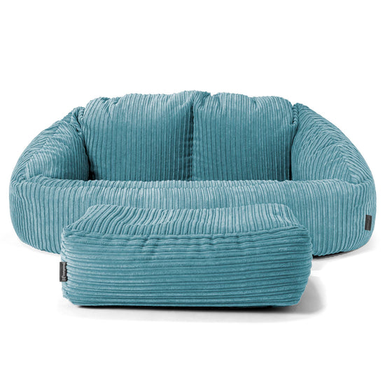 Kids' Giant Bubble Sofa 2-14 yr - Cord Aegean 02