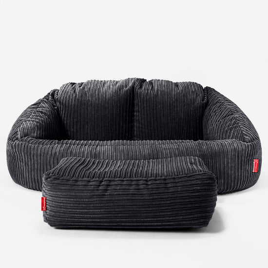 Kids' Giant Bubble Sofa 2-14 yr - Cord Black 02