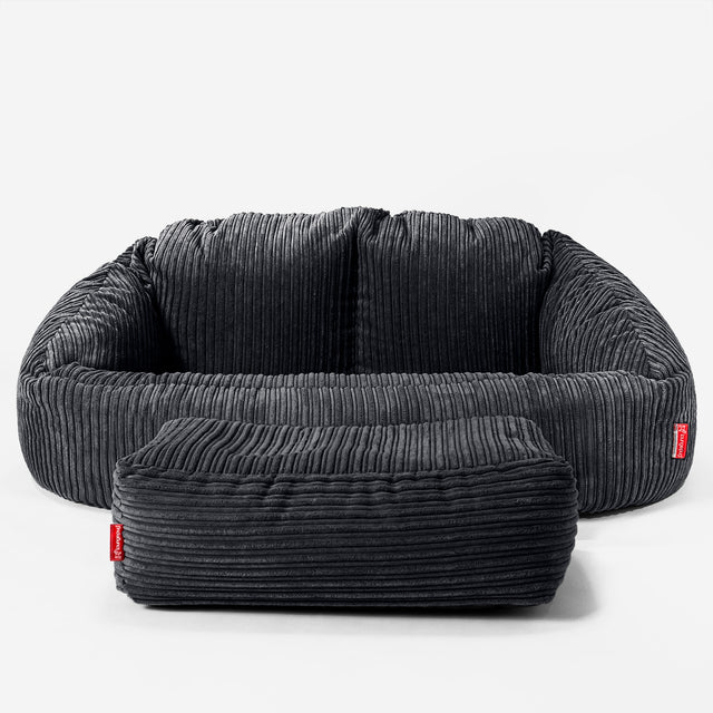 Kids' Giant Bubble Sofa 2-14 yr - Cord Black 02