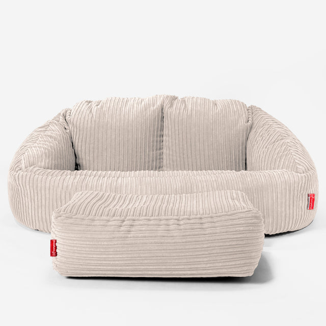 Kids' Giant Bubble Sofa 2-14 yr - Cord Ivory 02