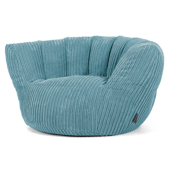 Charles Vintish Bean Bag - Cord Aegean Blue 01