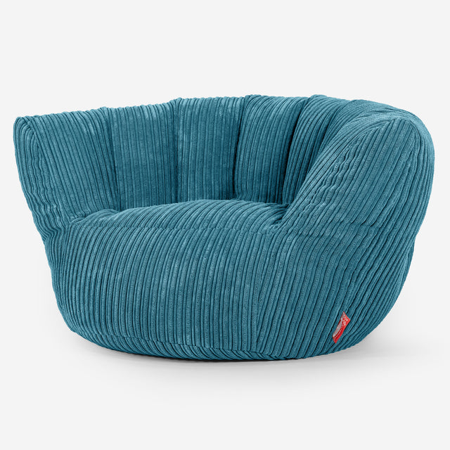 Charles Vintish Bean Bag - Cord Aegean Blue 02