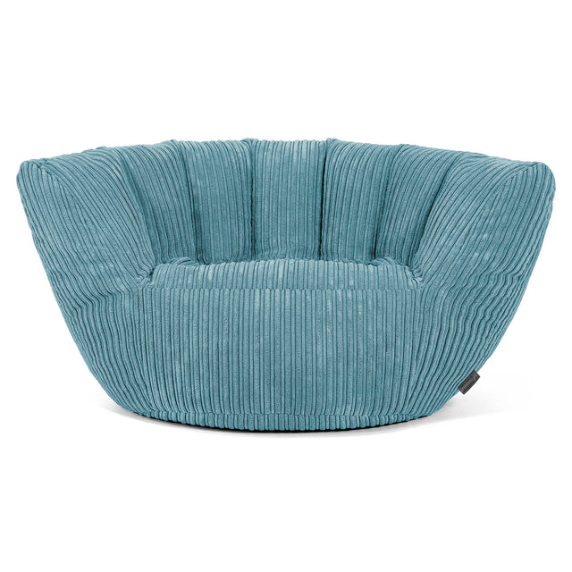 Charles Vintish Bean Bag - Cord Aegean Blue 02