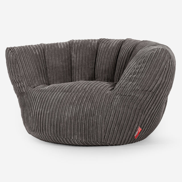Charles Vintish Bean Bag - Cord Graphite Grey 02