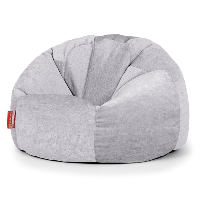 Classic Bean Bag Chair - Chenille Grey 01