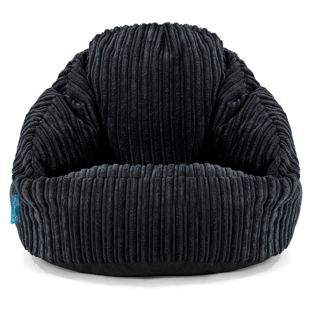 Children's Bubble Bean Bag 1-3 yr - Cord Black 01