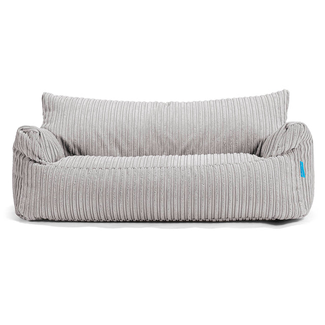 Josephine Children's Sofa Bean Bag 1-5 yr - Cord Aluminium Silver 01