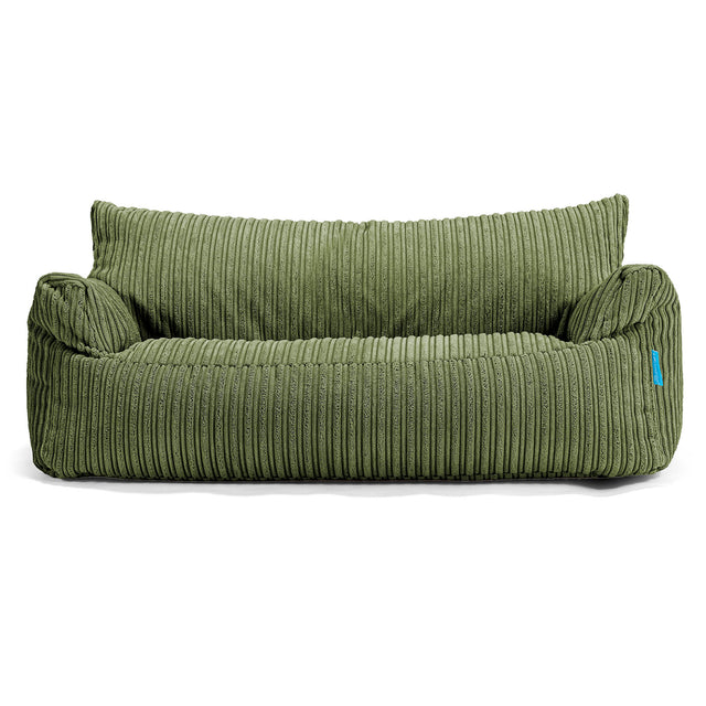 Josephine Children's Sofa Bean Bag 1-5 yr - Cord Forest Green 01