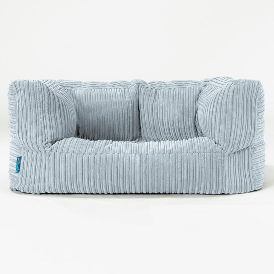 Albert Kids Sofa Bean Bag 2-6 yr - Cord Baby Blue 01