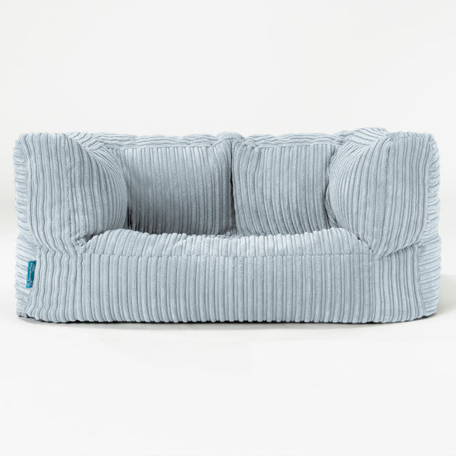 Albert Kids Sofa Bean Bag 2-6 yr - Cord Baby Blue 01