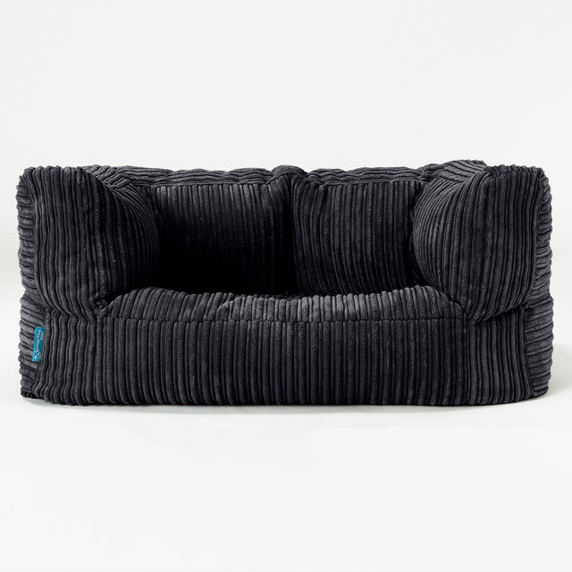 Albert Kids Sofa Bean Bag 2-6 yr - Cord Black 01