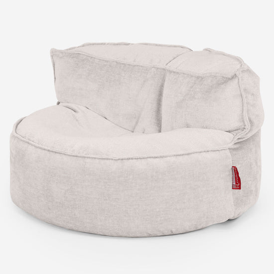 Chloe Bean Bag Sofa - Chenille Cream 01