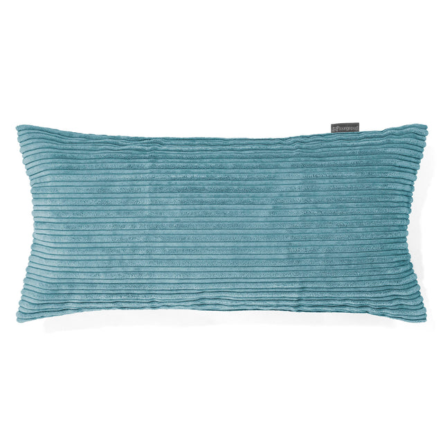 XL Rectangular Support Cushion Cover 40 x 80cm - Cord Aegean Blue 01