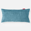 XL Rectangular Support Cushion Cover 40 x 80cm - Cord Aegean Blue 01