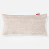 XL Rectangular Support Cushion Cover 40 x 80cm - Cord Ivory 01