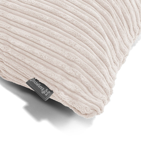 XL Rectangular Support Cushion Cover 40 x 80cm - Cord Ivory 02