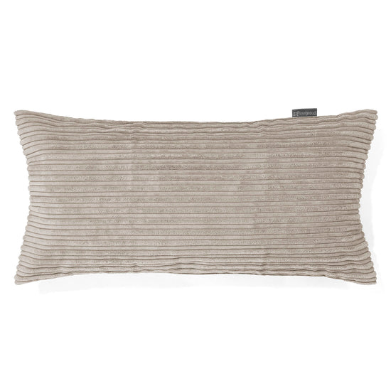 XL Rectangular Support Cushion Cover 40 x 80cm - Cord Mink 01
